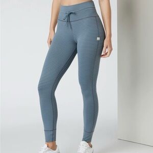 Vuori blue Striped Leggings